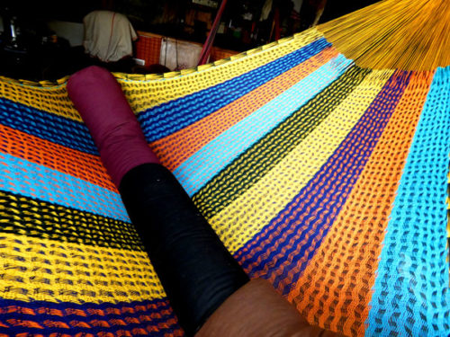 hamac matrimonial filet coton traditionnel  mexicain
