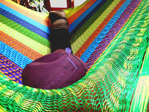 hamac mexicain artisanal en tissu