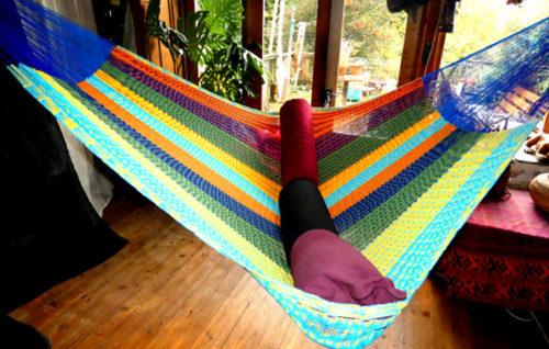 hamac mexicain matrimonial coton