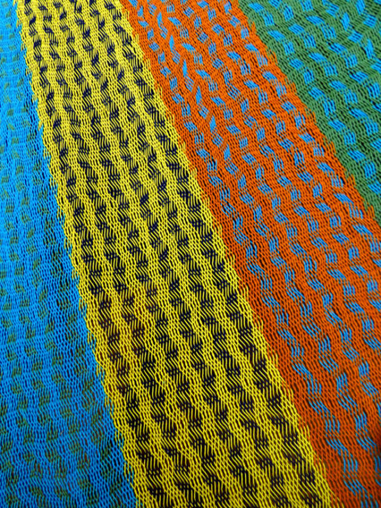 détail hamac mexicain coton