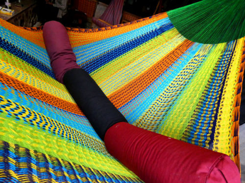 hamac mexicain matrimonial coton