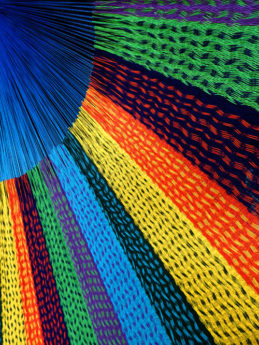 détail hamac mexicain traditionnel