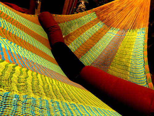 hamac double mexicain traditionnel en coton