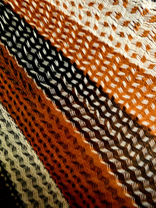 Hamac Matrimonial «coton» Écru 6M260508 détail tissage hamac filet coton traditionnel mexicain