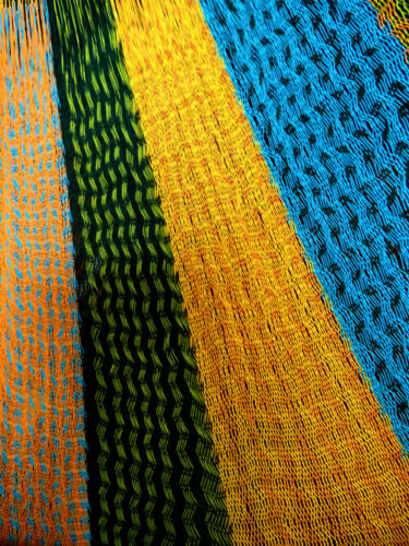 hamac mexicain artisanal en tissu