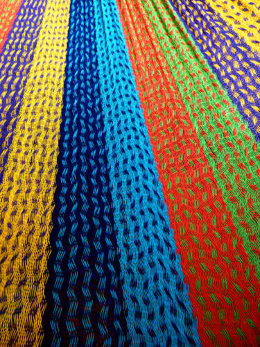 hamac mexicain artisanal en tissu