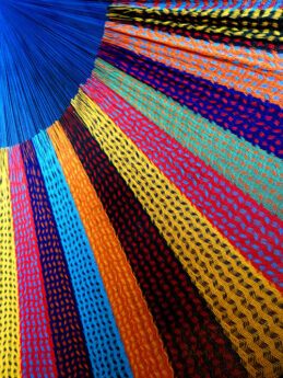 détail tissage hamac mexicain