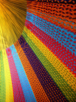 détail tissage hamac mexicain