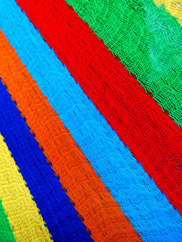 hamac mexicain artisanal en tissu
